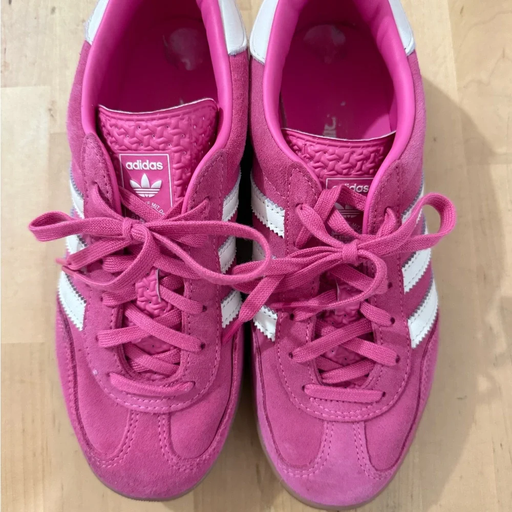 Adidas Gazelle Pink Suede Size 7 - Picture 1 of 6